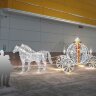 Скульптура объемная светодиодная Карета