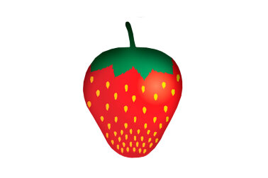 Объемная фигура Клубника