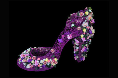 Фотозона Туфелька с цветами