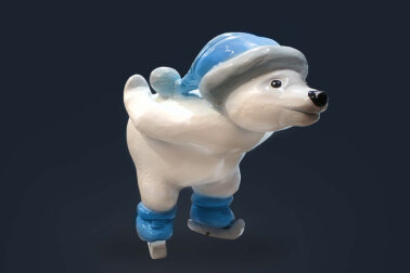 Фигура Мишка на коньках