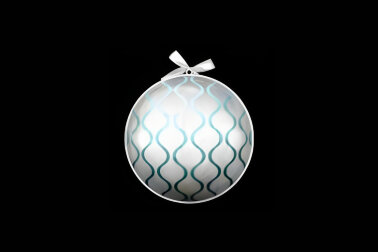 Шар с рисунком Вертикальные волны